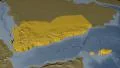 Yemen extruded. Bumps. 4k or 4k+ Resolution