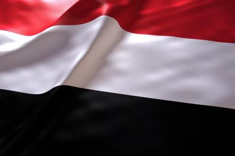 Yemen flag background Stock-Illustration