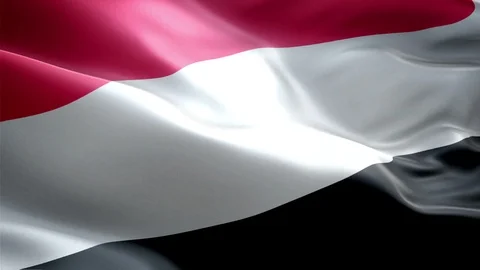 Yemen Flag Stock Footage 116408501