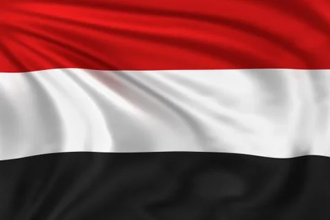 Yemen flag イラスト素材