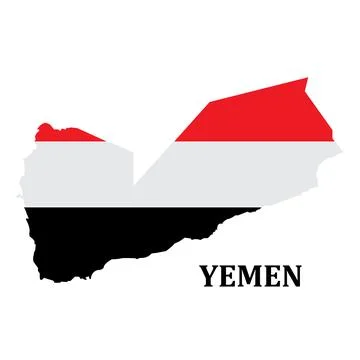 Yemen map icon Stock Illustration