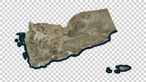 Yemen Map Stock Illustration