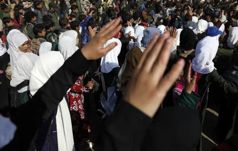 Yemen war threatens massive decrease in school enrollment, Sanaa - 14 Sep 2022 Stockfoto's