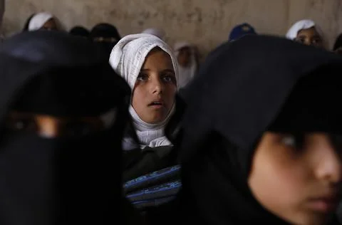 Yemen war threatens massive decrease in school enrollment, Sanaa - 14 Sep 2022 Stockfoto's