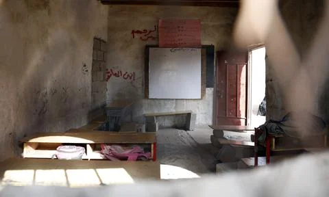 Yemen war threatens massive decrease in school enrollment, Sanaa - 14 Sep 2022 Stock Photos