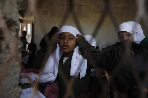 Yemen war threatens massive decrease in school enrollment, Sanaa - 14 Sep 2022 Stock Photos