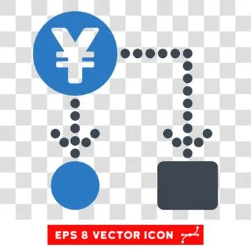 Yen Cashflow Eps Vector Icon Stock Illustration