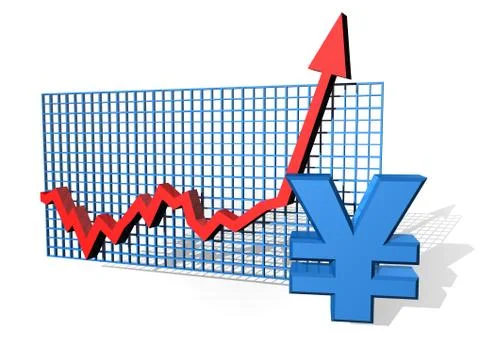 Yen chart Stock Illustration