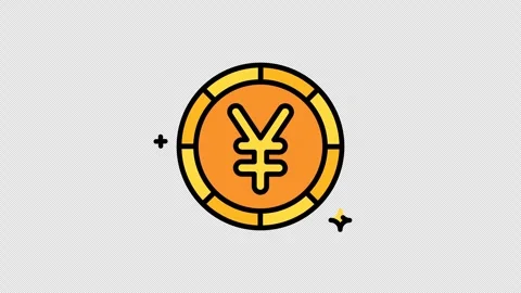 Yen Coin Stock Footage 287132719