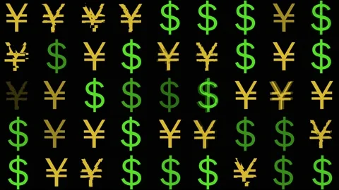 Yen Currency Foreign Exchange Stock Footage 130803387