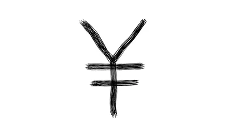 Yen Currency Symbol Scribble Animation Doodle Cartoon 4K 스톡 동영상 72441996