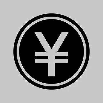 Yen icon for web and apps. Yen money logo. vector illustration. Stock Illustration