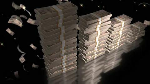 Yen money decrease bar chart animation 库存影片 226284078