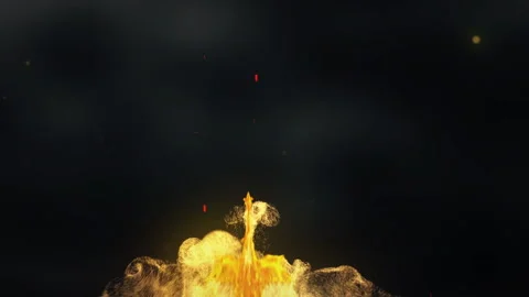 Yen is reborn from the phoenix Stock Footage 152961578
