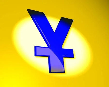 Yen symbol 스톡 일러스트