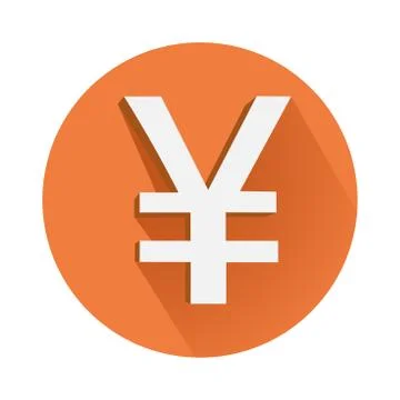 Yen symbol Stockillustratie