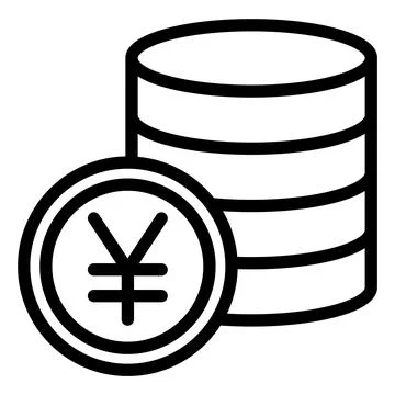 Yen Vector Icon Design Illustration Stock Illustration