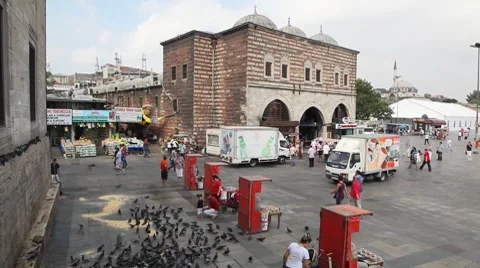 Yeni Cami mosque Stock Footage 8764668