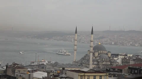 Yeni camii Vídeo Stock 31148989