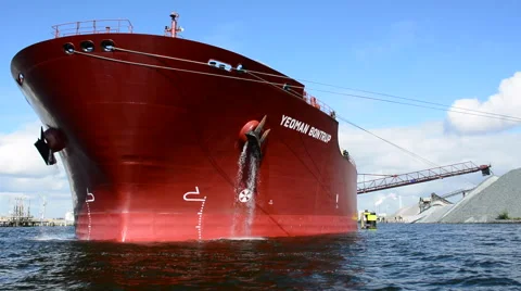 Yeoman Bontrup granite ship Stock Footage 50527770