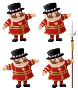 Yeoman of the guard Stock Illustration