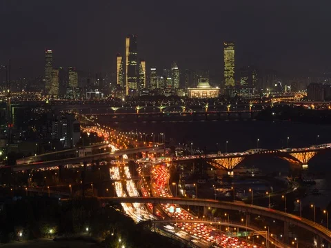 Yeouido island Stock Footage 83312869