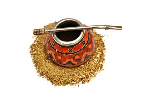 Yerba mate tea Stock Photos