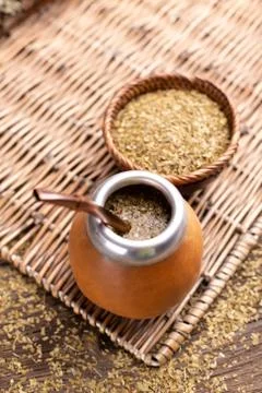 Yerba mate tea Stock Photos