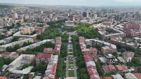 Yerevan Opera building drone video 12 Видео 335835960