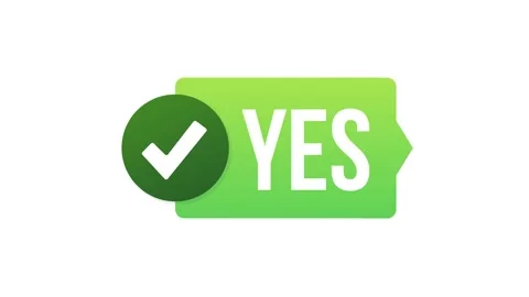 Yes and No button. Feedback concept. Positive feedback concept. Choice button Stock Footage 156618060