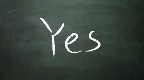 Yes and no Stock Footage 10795781