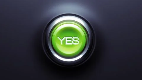 Yes button Stock Illustration