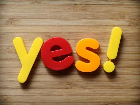 Yes concept Stock Photos