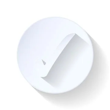 Yes flat icon Stock Illustration