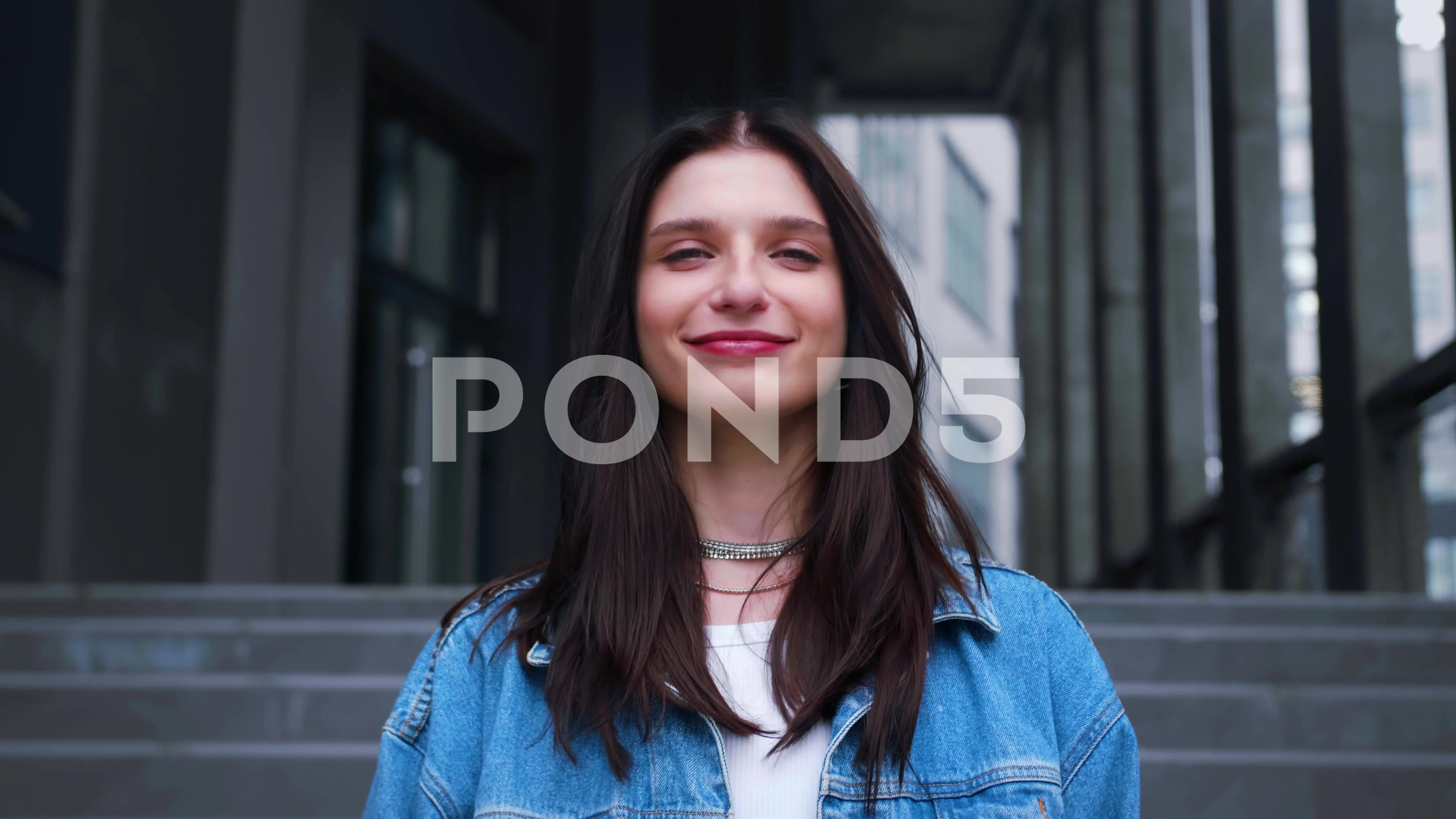 Yes, I Agree. caucasian Woman Nodding Head In Approvement Smiling To Camera