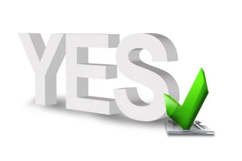 Yes Stock Illustration
