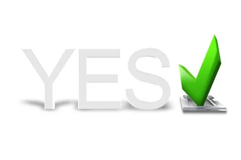 Yes 스톡 일러스트