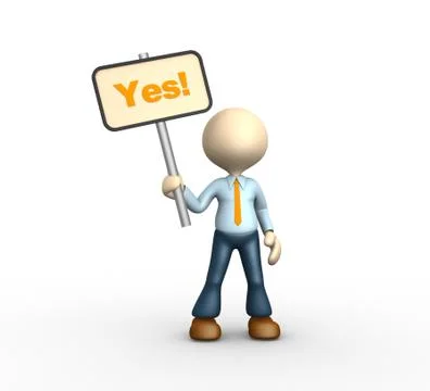 Yes Stock Illustration