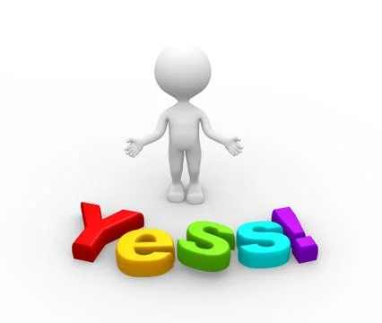 Yes! Stock Illustration