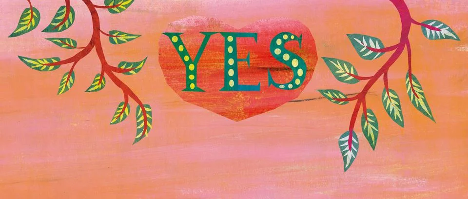 Yes 스톡 일러스트