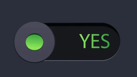 Yes no button Видео 285933389