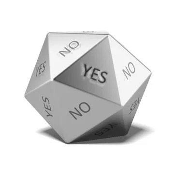 Yes No Dice イラスト素材