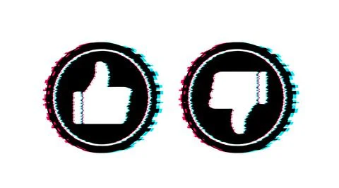 Yes No word text on talk shape.Yes no in speech bubble glitch icon. Vector stock Illustration