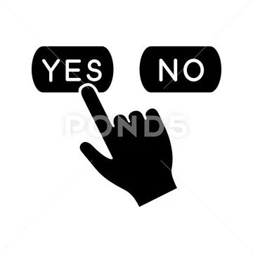 Yes or no Stock Illustration