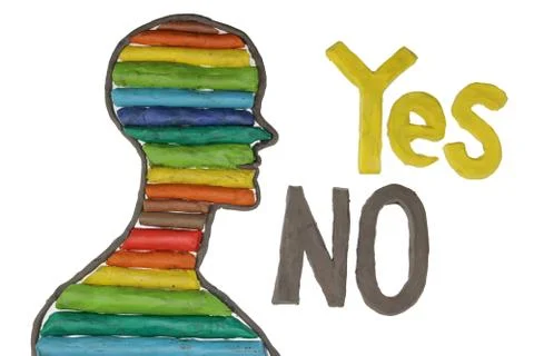 Yes Or No Concept Stock Photos