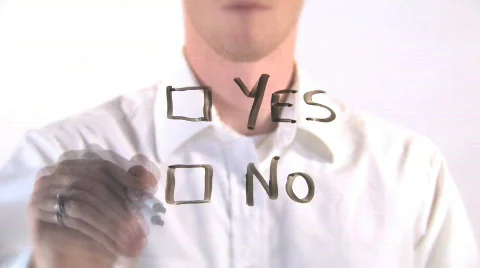 Yes or No Stock-Footage 576383