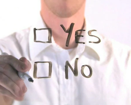 Yes or No Stock Footage 576604