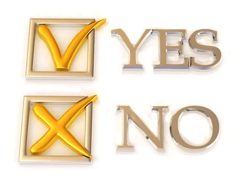 Yes or No. Questionnaire. 3d Yes or No. Questionnaire. 3d Copyright: xZoon... Stock Photos