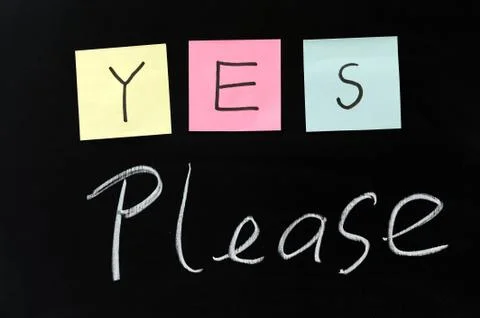 Yes, please Stock Photos