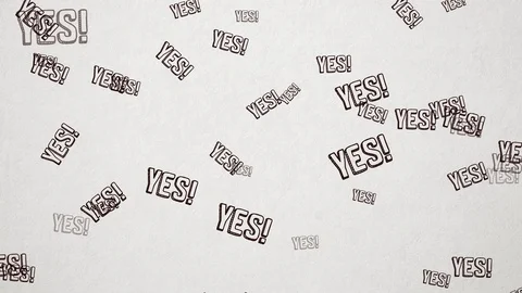 YES! Scribbled  On Old White Paper. Seamless loop, 1080p, 60fps Stock Footage 111382223